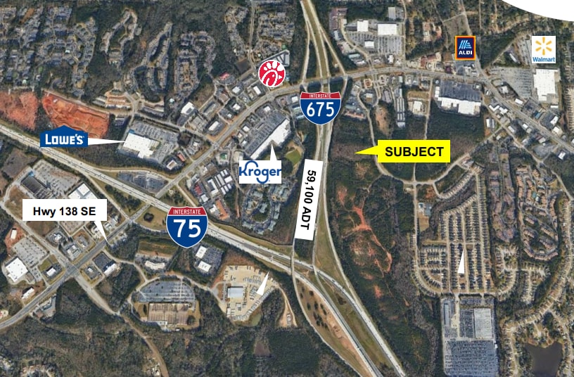 7525 Davidson Pky, Stockbridge, GA à vendre - Aérien - Image 2 de 2