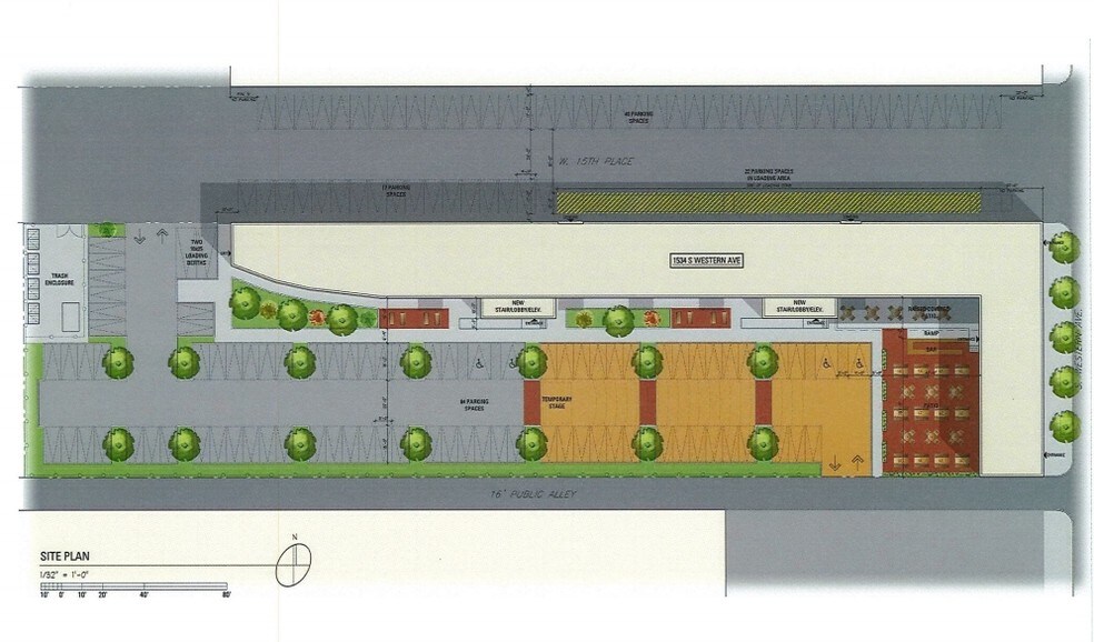 1534 S Western Ave, Chicago, IL à louer - Plan de site - Image 2 de 2