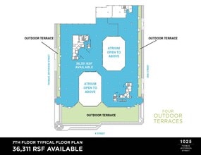 1025 Thomas Jefferson St NW, Washington, DC for lease Floor Plan- Image 1 of 1