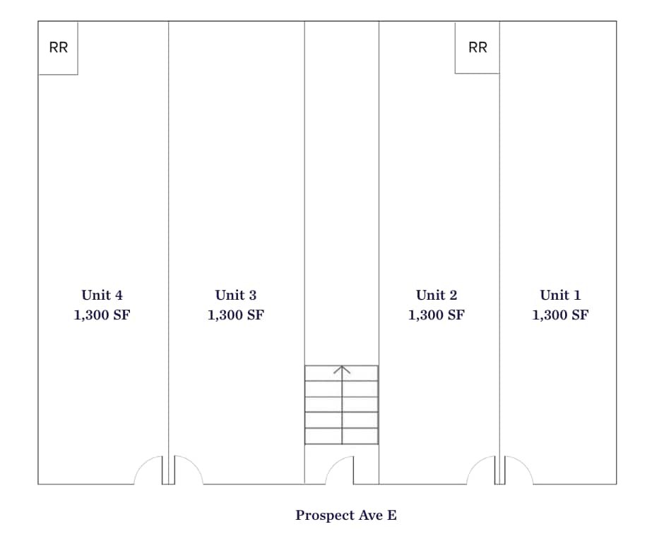 1867 Prospect Ave E, Cleveland, OH for lease Floor Plan- Image 1 of 1