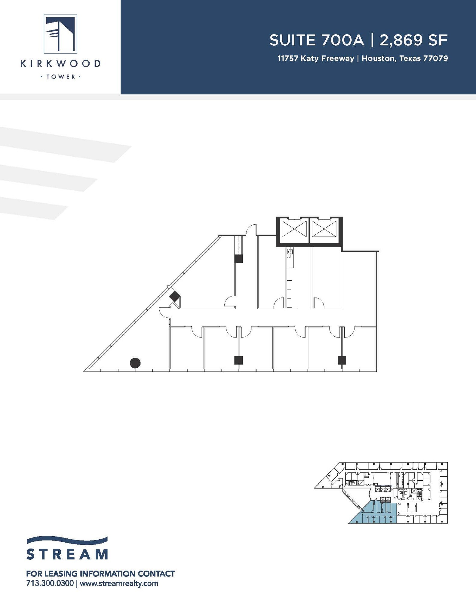 11757 Katy Fwy, Houston, TX for lease Floor Plan- Image 1 of 2
