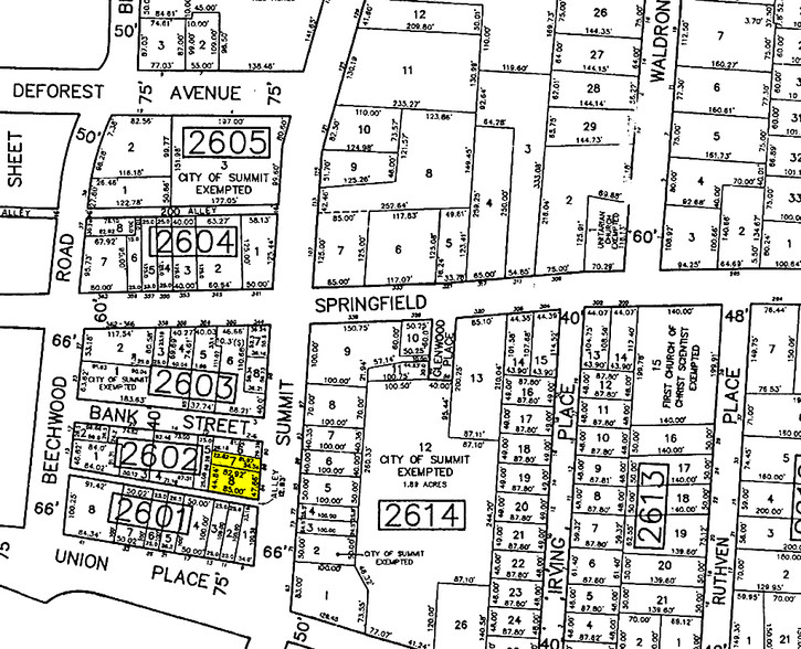 84-88 Summit Ave, Summit, NJ à vendre - Plan cadastral - Image 1 de 1