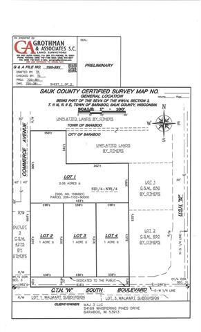 More details for 1420 South Blvd W, Baraboo, WI - Land for Sale