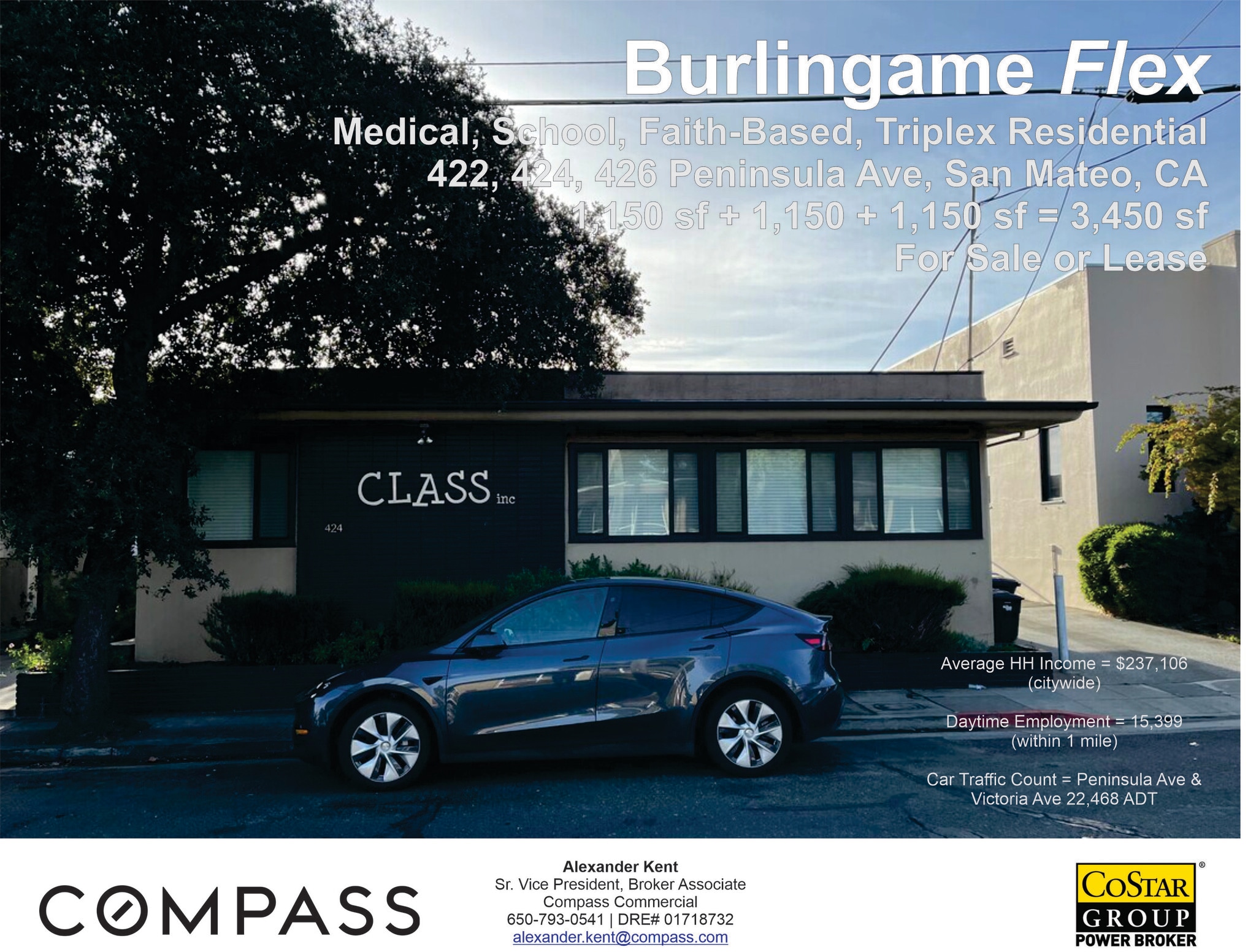 422-426 Peninsula Ave, San Mateo, CA for lease Primary Photo- Image 1 of 24