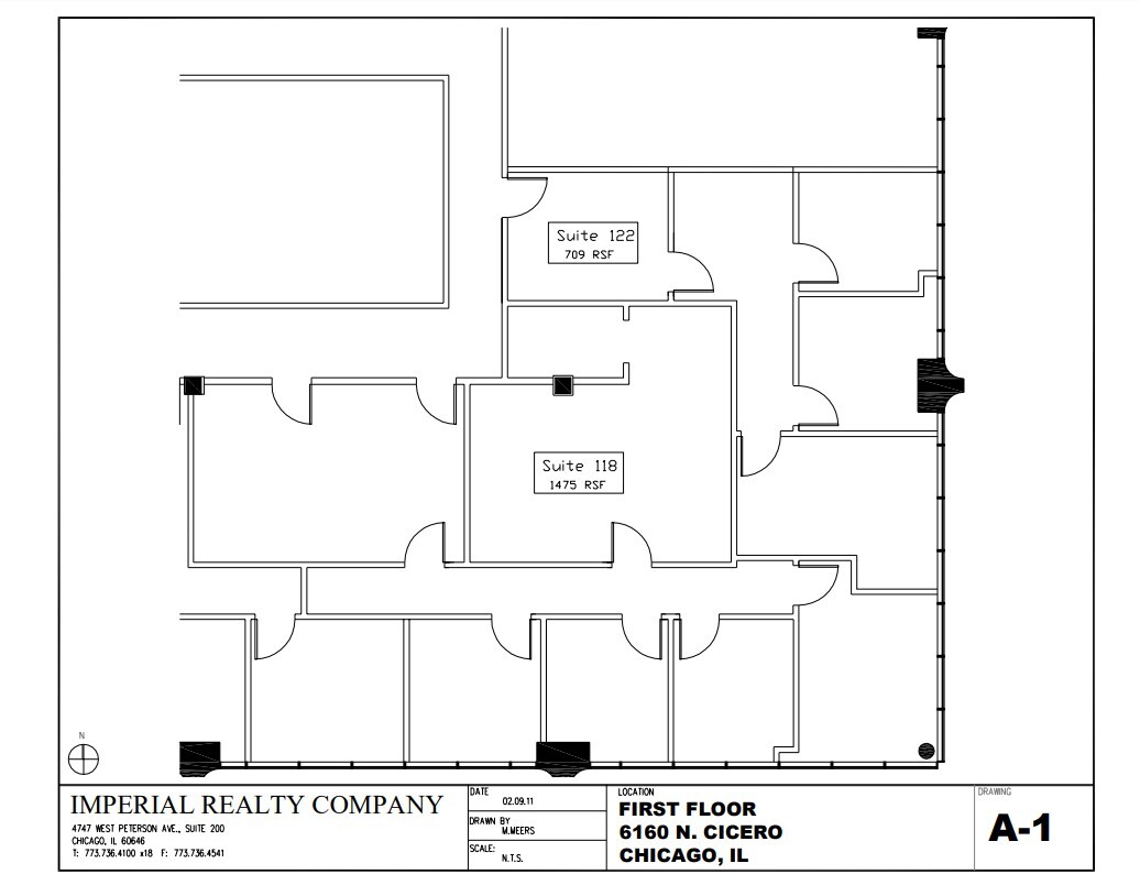 6160 N Cicero Ave, Chicago, IL à louer Plan d  tage- Image 1 de 1