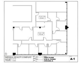 6160 N Cicero Ave, Chicago, IL à louer Plan d  tage- Image 1 de 1