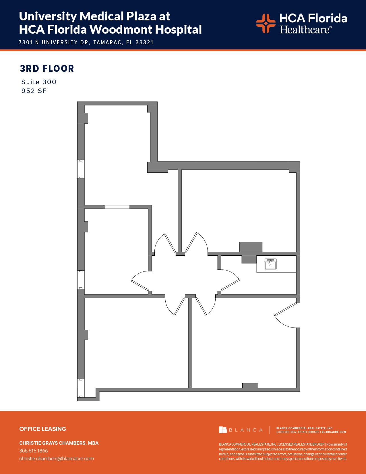 7301 N University Dr, Tamarac, FL for lease Floor Plan- Image 1 of 1