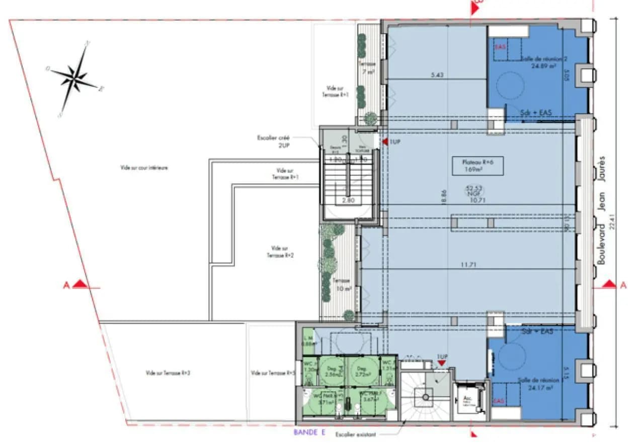 Office in Boulogne-Billancourt for lease Floor Plan- Image 1 of 6