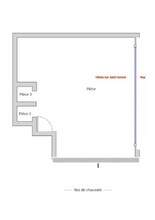 Retail in Paris for lease Floor Plan- Image 2 of 2
