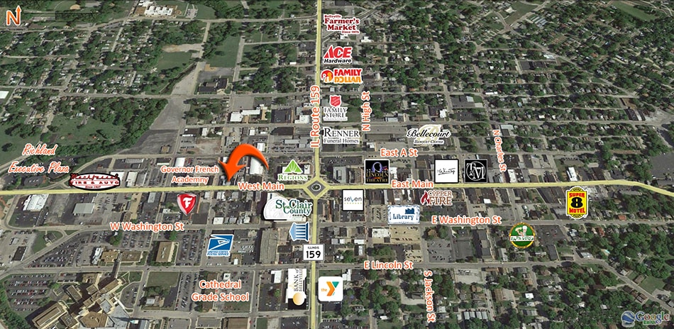 127 W Main St, Belleville, IL à vendre - Photo du bâtiment - Image 2 de 7