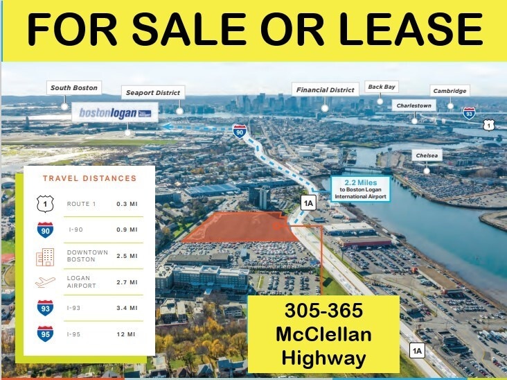 305-365 William F McClellan, Boston, MA for lease - Aerial - Image 2 of 14