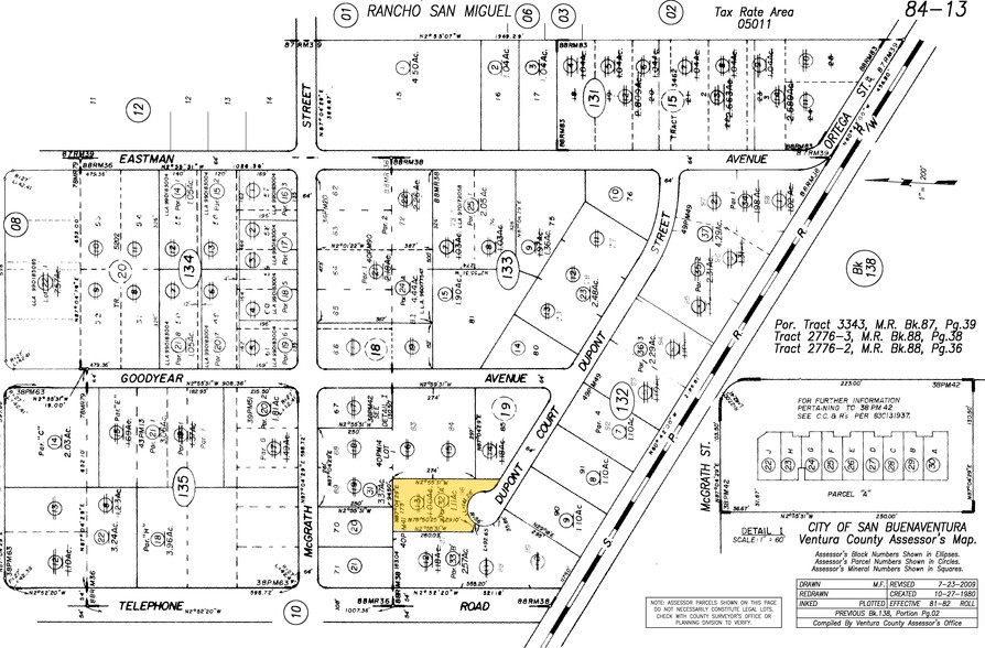 4411 DuPont Ct, Ventura, CA à louer - Plan cadastral - Image 2 de 4