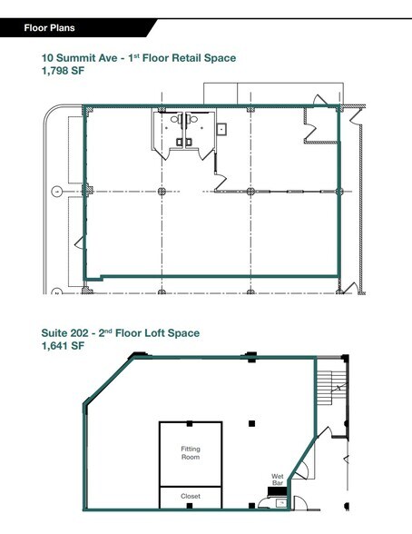 601-609 E Lockwood Ave, Webster Groves, MO à louer - Plan d’étage - Image 2 de 2