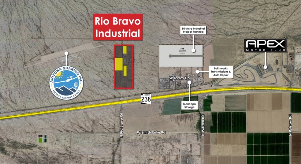 Rio Bravo and Highway 238, Maricopa, AZ for sale - Building Photo - Image 1 of 6