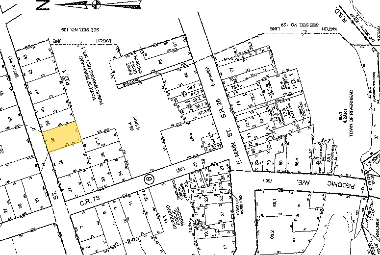 21 E 2nd St, Riverhead, NY for lease - Plat Map - Image 2 of 15