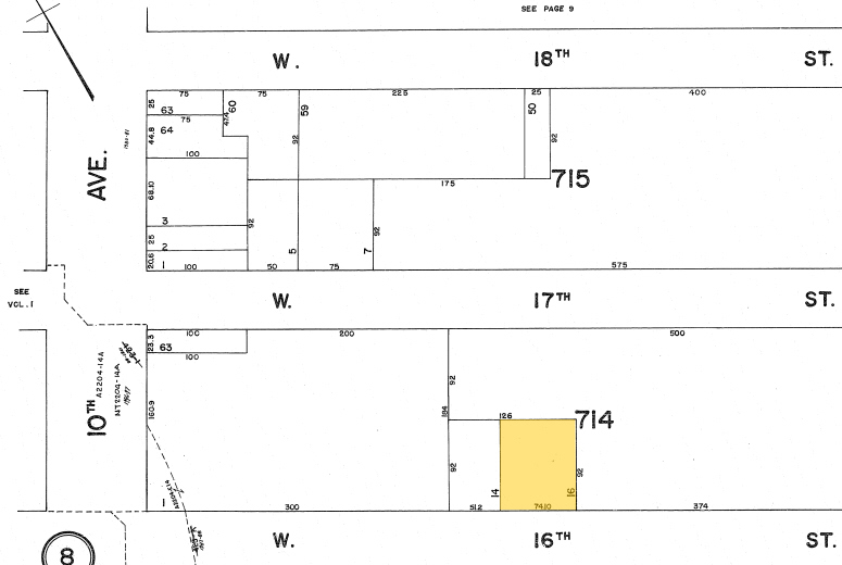 431-435 W 16th St, New York, NY à vendre - Plan cadastral - Image 1 de 1