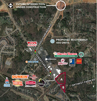 Plus de détails pour 5321 Sunset Lake Rd, Holly Springs, NC - Terrain à vendre