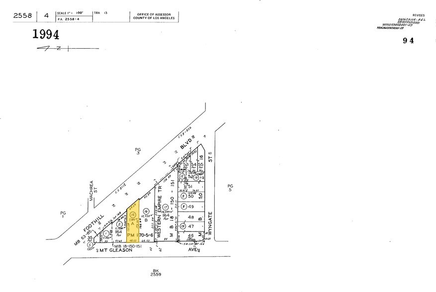 7780 Foothill Blvd, Tujunga, CA à vendre - Plan cadastral - Image 3 de 17