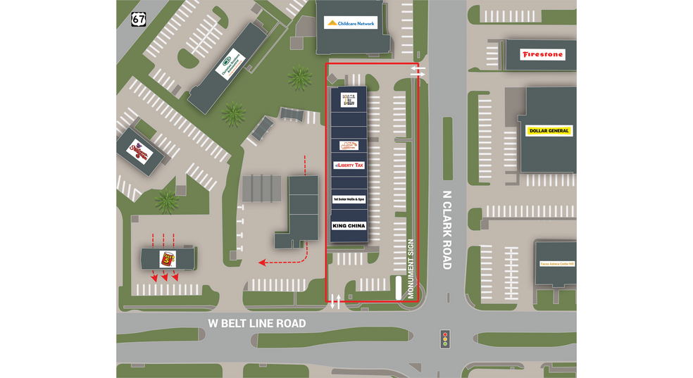 125 N Clark Rd, Cedar Hill, TX for sale - Building Photo - Image 2 of 8