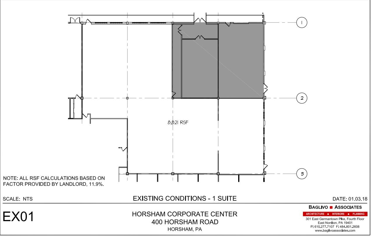 400 Horsham Rd, Horsham, PA à louer Plan d  tage- Image 1 de 3