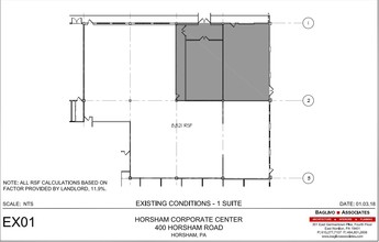 400 Horsham Rd, Horsham, PA à louer Plan d  tage- Image 1 de 3