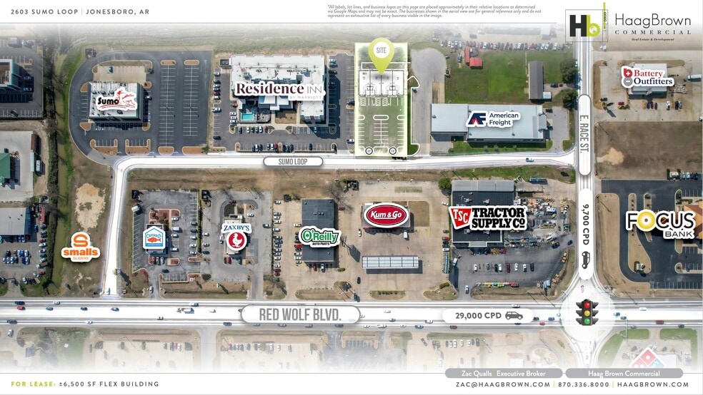 2603 Sumo Loop, Jonesboro, AR for lease - Aerial - Image 3 of 6