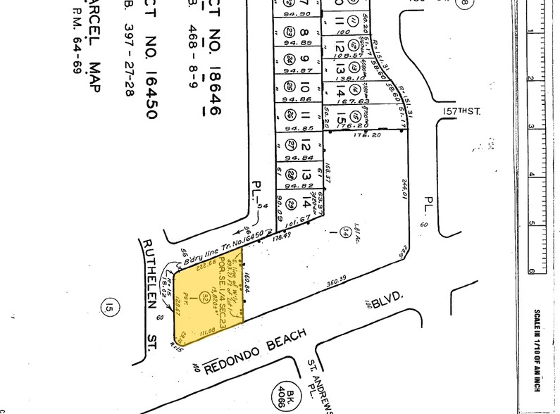 1919 W Redondo Beach Blvd, Gardena, CA à louer - Plan cadastral - Image 2 de 7