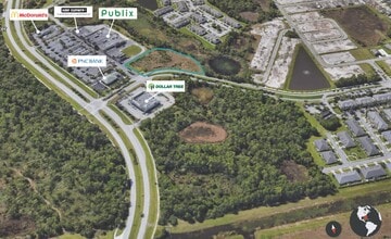 St James Blvd, Port Saint Lucie, FL - AERIAL map view - Image1