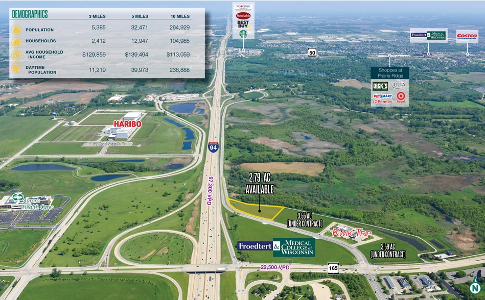 Highway 165, Pleasant Prairie, WI for sale - Building Photo - Image 3 of 3