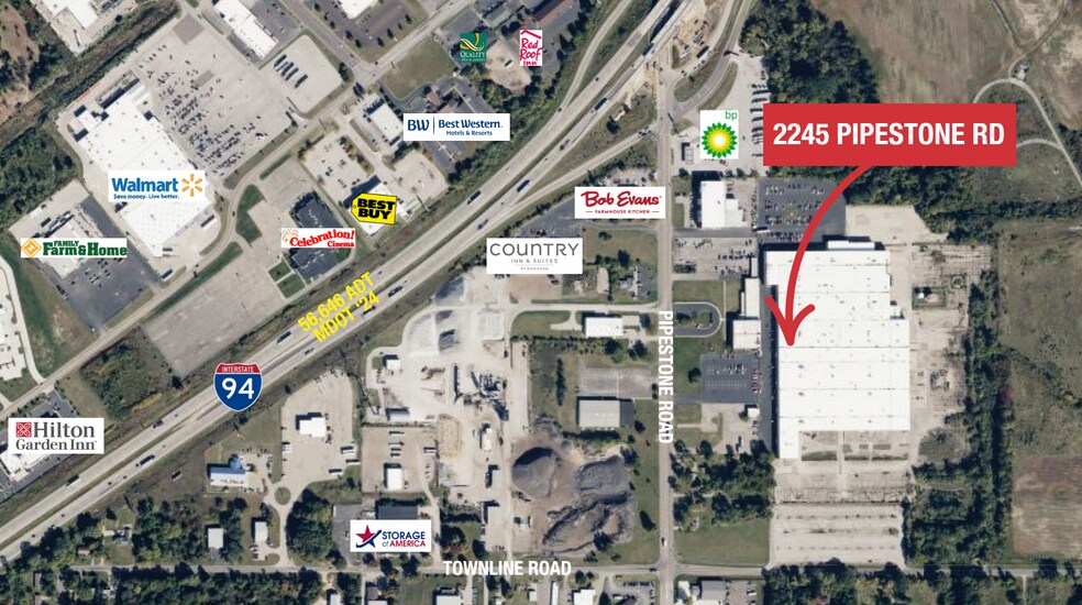 2245 Pipestone Rd, Benton Harbor, MI for lease - Building Photo - Image 2 of 7