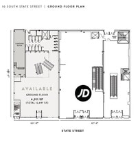 10 S State St, Chicago, IL for lease Floor Plan- Image 1 of 1