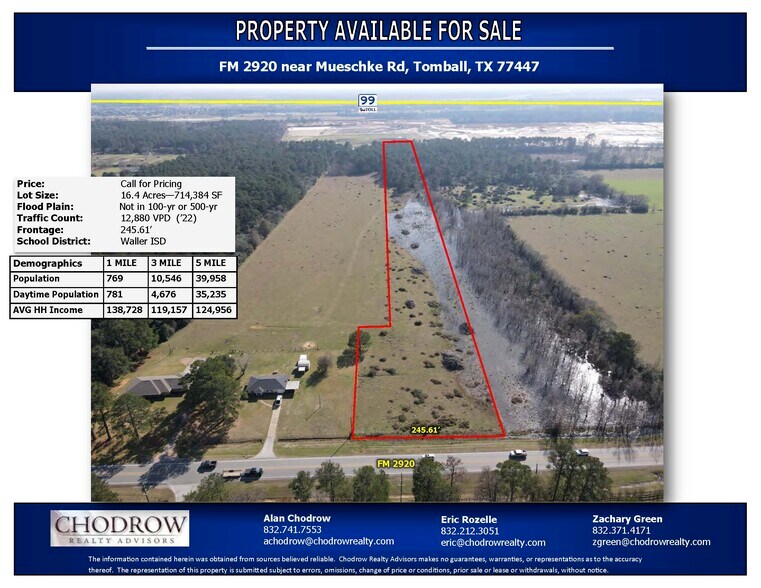 0 WALLER TOMBALL Rd, Hockley, TX à vendre - Photo du bâtiment - Image 2 de 11