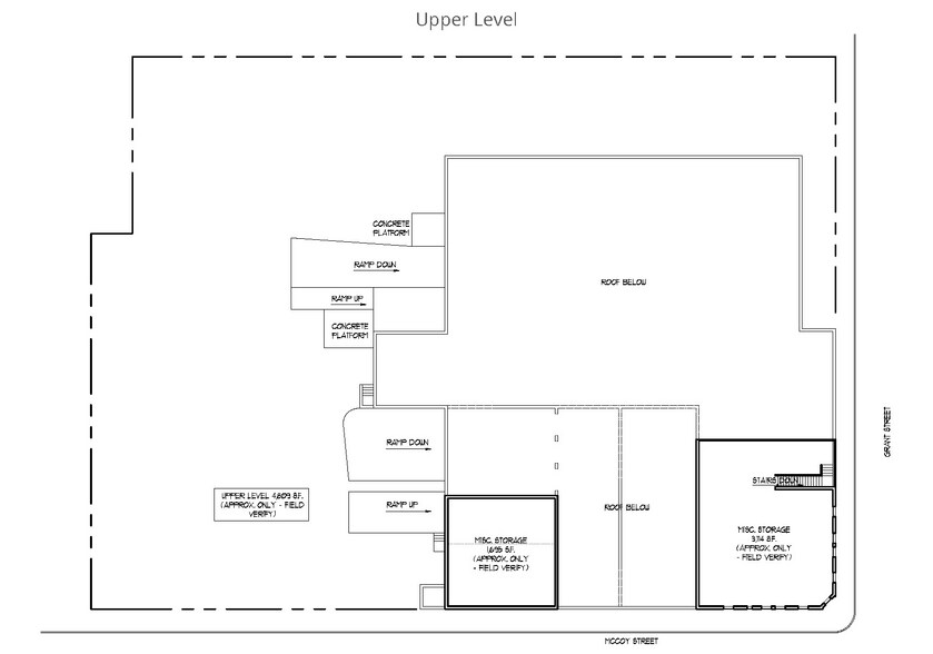 530-532 Grant St, Akron, OH à vendre - Plan d’étage - Image 2 de 4