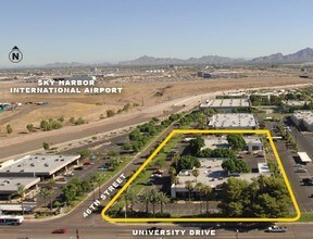 4602 E University Dr, Phoenix, AZ - AERIAL  map view