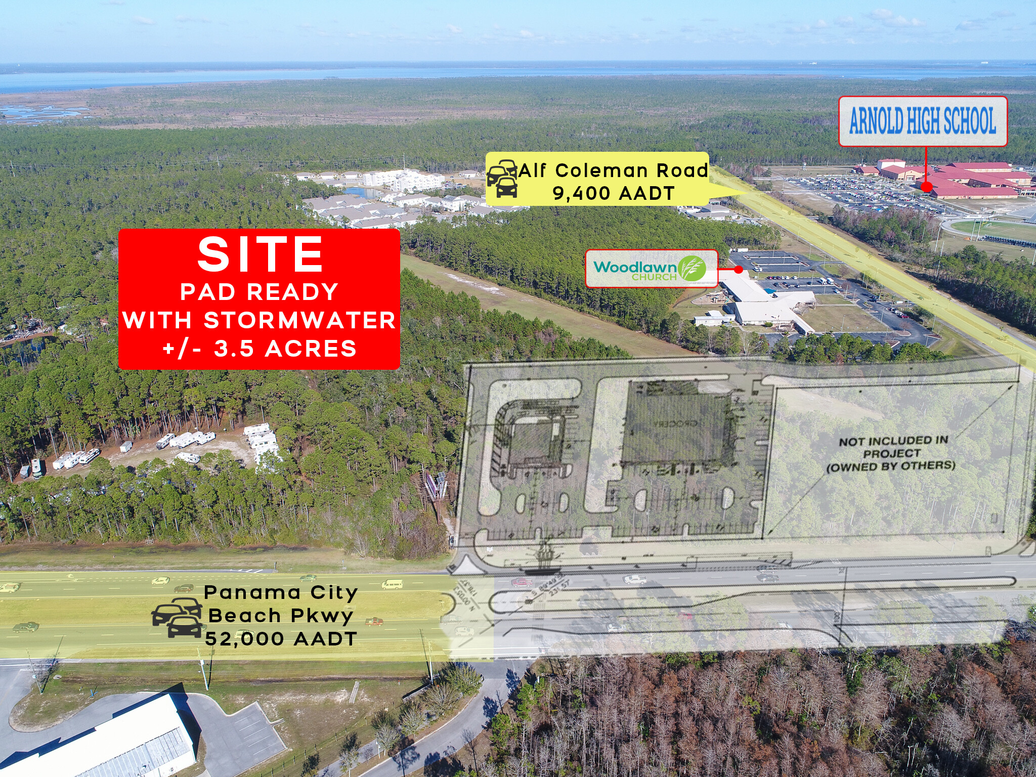 ALF Coleman & US Hwy 98, Panama City Beach, FL for lease Building Photo- Image 1 of 12