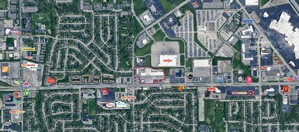 5318-5444 W 38th St, Indianapolis, IN - Aérien Vue de la carte