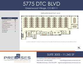5775 Dtc Blvd, Greenwood Village, CO for lease Floor Plan- Image 2 of 8