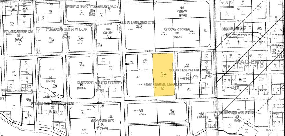 401 E Las Olas Blvd, Fort Lauderdale, FL à louer - Plan cadastral - Image 2 de 95