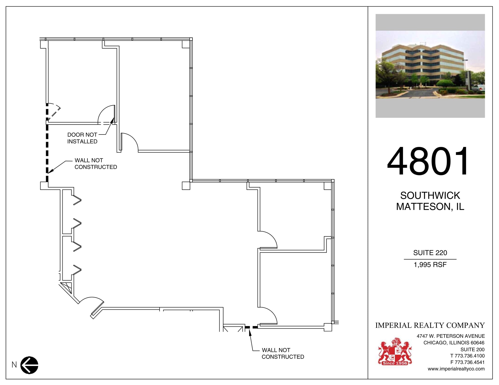 4801 Southwick Dr, Matteson, IL for lease Site Plan- Image 1 of 3