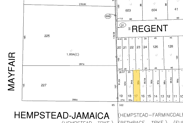 180-186 Hempstead Tpke, West Hempstead, NY à vendre - Plan cadastral - Image 3 de 3