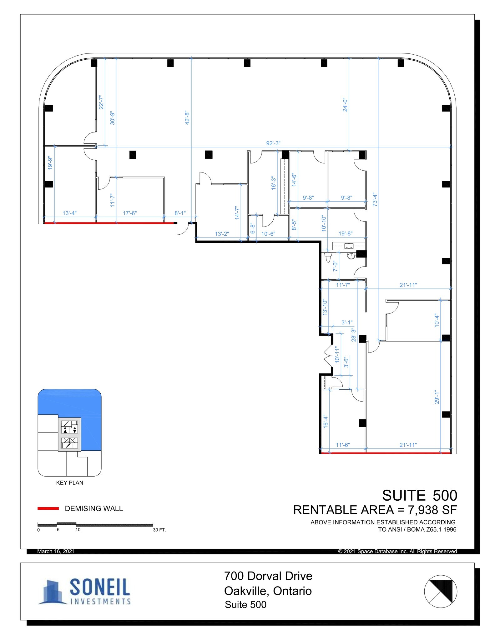 700 Dorval Dr, Oakville, ON for lease Site Plan- Image 1 of 11