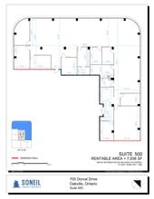 700 Dorval Dr, Oakville, ON for lease Site Plan- Image 1 of 11