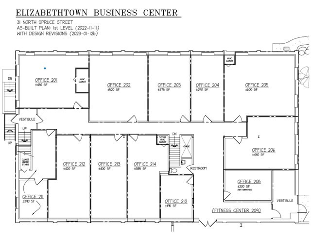 31 N Spruce St, Elizabethtown, PA à louer Plan d  tage- Image 1 de 2