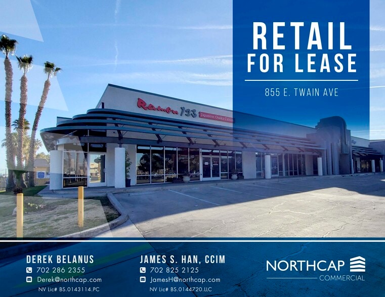 815-855 E Twain Ave, Las Vegas, NV for lease - Building Photo - Image 2 of 14