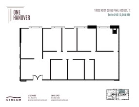 16633 N Dallas Pky, Addison, TX à louer Plan d  tage- Image 1 de 1