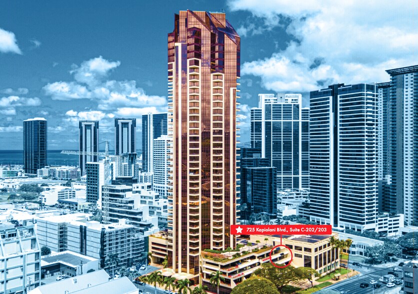 725 Kapiolani Blvd, Honolulu, HI à vendre - Photo du bâtiment - Image 1 de 12
