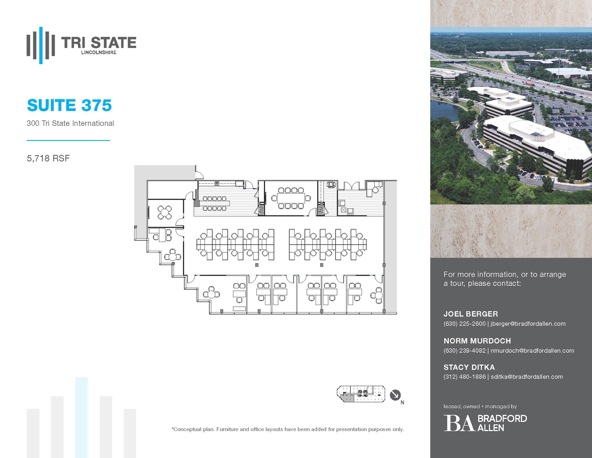 300 Tri State International, Lincolnshire, IL for lease Floor Plan- Image 1 of 1