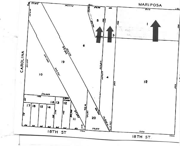1501 Mariposa St, San Francisco, CA à louer - Plan cadastral - Image 2 de 5