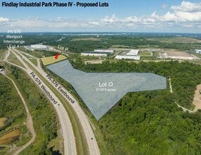 Solar Dr, Imperial, PA - AERIAL  map view