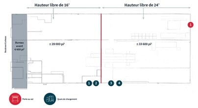 600-650 Boul Lebeau, Montréal, QC à louer Photo intérieure- Image 2 de 13